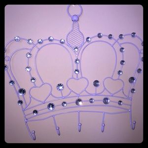 Purple Princess Crown Wall Hanger